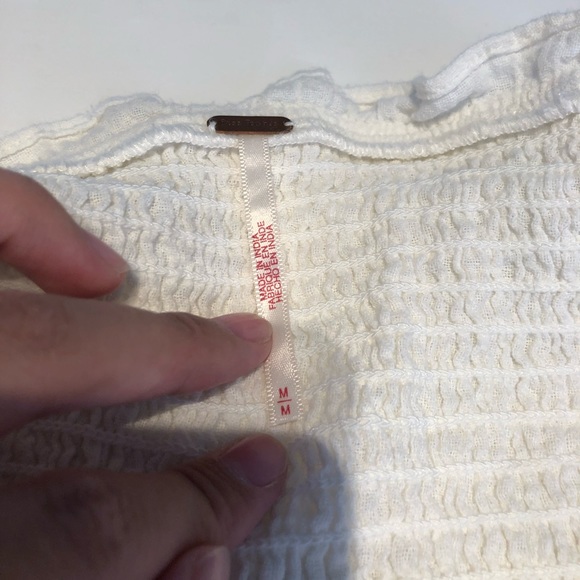 FREE PEOPLE Happy WithYou Mini Dress Cold Shoulder - Picture 6 of 7